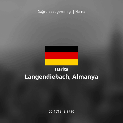 Langendiebach, Almanya haritası
