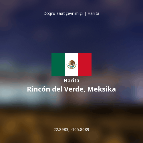 Rincón del Verde, Meksika haritası