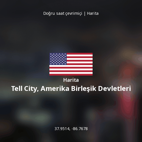 Tell City, Amerika Birleşik Devletleri haritası