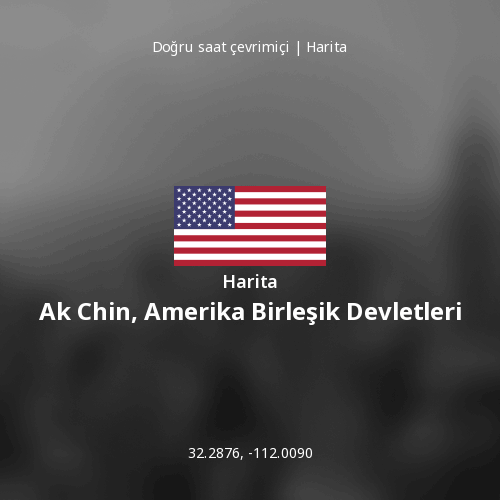 Ak Chin, Amerika Birleşik Devletleri haritası