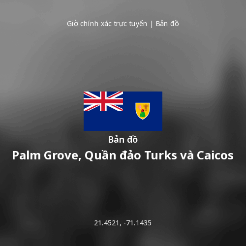 Bản đồ Palm Grove, Quần đảo Turks và Caicos