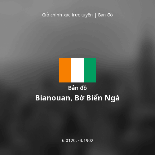 Bản đồ Bianouan, Bờ Biển Ngà