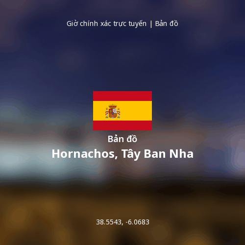 Bản đồ Hornachos, Tây Ban Nha