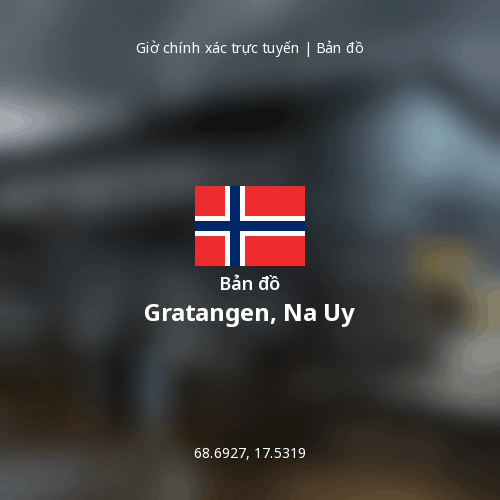 Bản đồ Gratangen, Na Uy