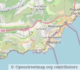 Страна Монако миникарта