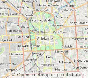 City Adelaide minimap