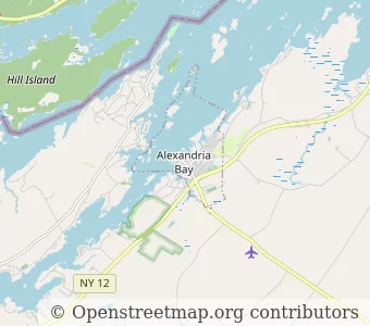 City Alexandria Bay minimap