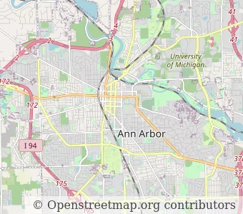 City Ann Arbor minimap