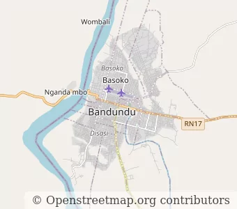 City Bandundu Province minimap