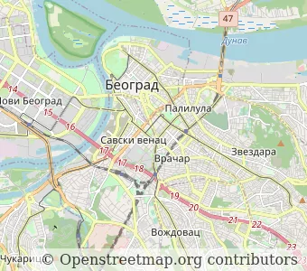 City Belgrade minimap