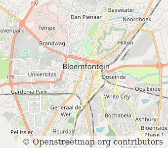 City Bloemfontein minimap