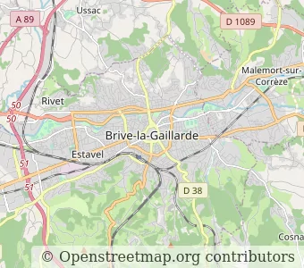 City Brive-la-Gaillarde minimap