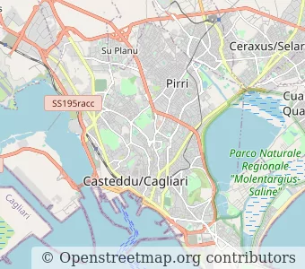 City Cagliari minimap