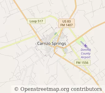 City Carrizo Springs minimap