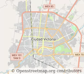 City Ciudad Victoria minimap