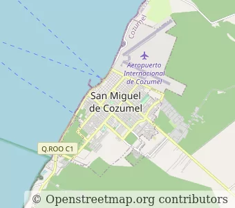 City San Miguel de Cozumel minimap