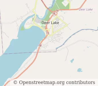 City Deer Lake minimap