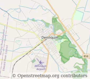 City Deniliquin minimap