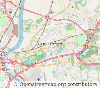 City East Hartford minimap