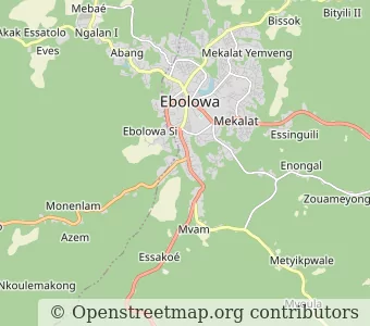 City Ebolowa minimap