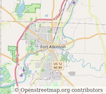 City Fort Atkinson minimap