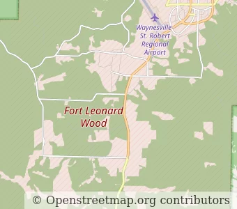City Fort Leonard Wood minimap