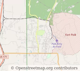 City Fort Polk South minimap