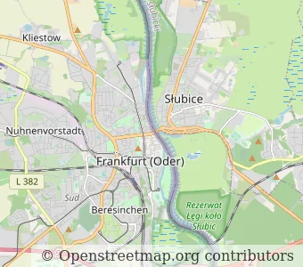 City Frankfurt (Oder) minimap