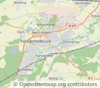 City Furstenfeldbruck minimap