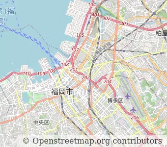 City Fukuoka minimap