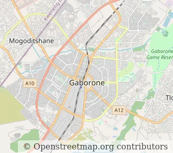 City Gaborone minimap