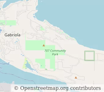 City Gabriola Island minimap