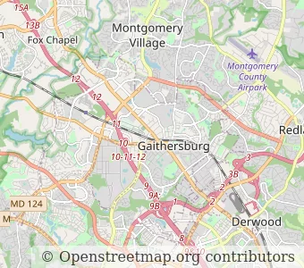 City Gaithersburg minimap