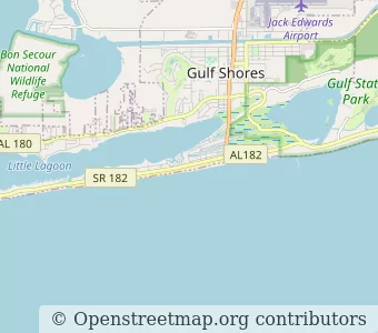 City Gulf Shores minimap