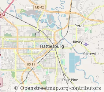 City Hattiesburg minimap