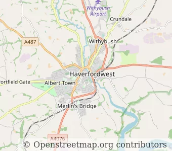 City Haverfordwest minimap