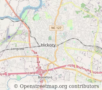 City Hickory minimap