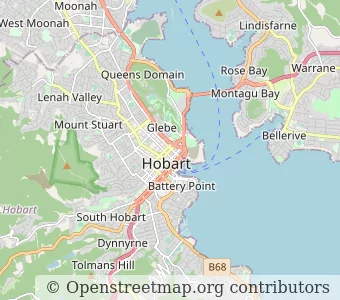 City Hobart minimap
