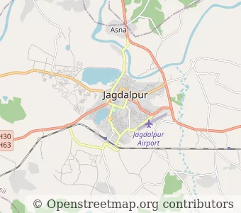 Город Джагдалпур миникарта