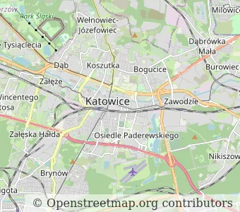 City Katowice minimap