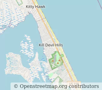City Kill Devil Hills minimap