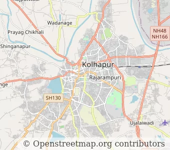 Город Колхапур миникарта