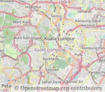 Город Куала-Лумпур миникарта