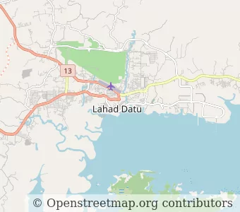 City Lahad Datu minimap
