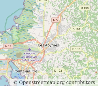 City Les Abymes minimap