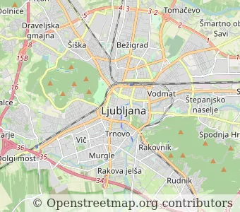 Город Любляна миникарта