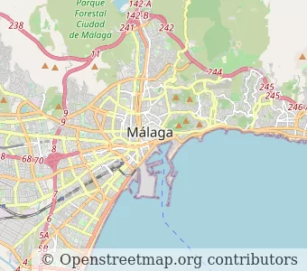 Город Малага миникарта