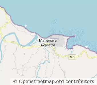 Город Мананара миникарта