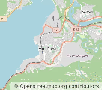 City Mo i Rana minimap