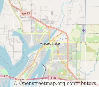 City Moses Lake minimap
